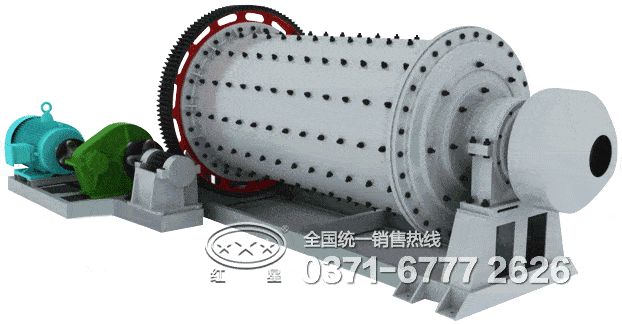 干式球磨機(jī)工作現(xiàn)場圖