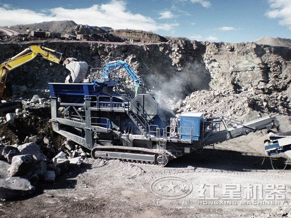 移動式建筑垃圾破碎站設(shè)備