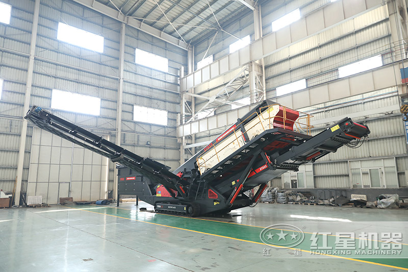 另外，紅星廠家還有履帶裝置的移動磕石機_小型碎石機
