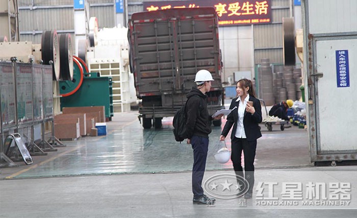 用戶到廠實地參觀，選型