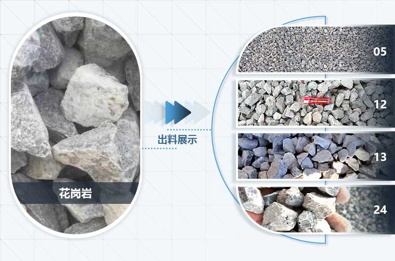 花崗巖碎石成品規(guī)格多，用處廣